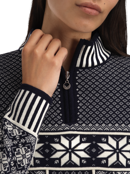 Dale of Norway Women Vardåsen Women's Sweater Marine Offwhite