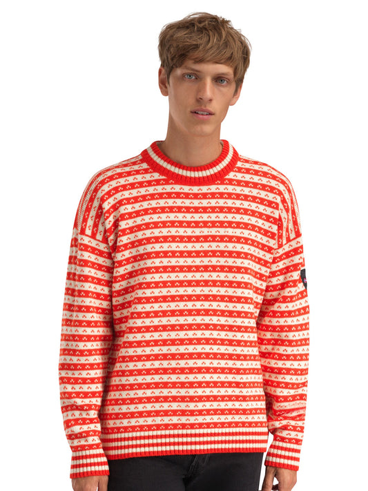 Dale of Norway Women|Men Skipsleia Unisex Sweater Roth Red Natural White