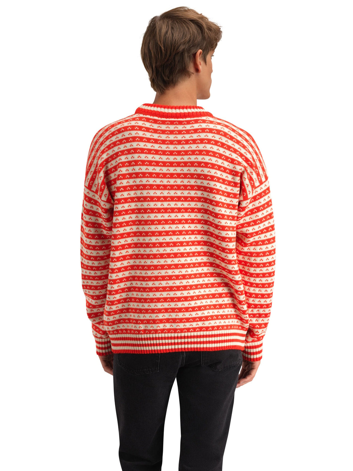 Dale of Norway Women|Men Skipsleia Unisex Sweater Roth Red Natural White