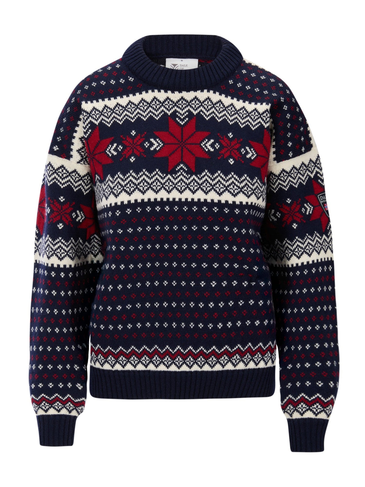 Dale of Norway Women Egersund Women's sweater Navy Off White Red Rose