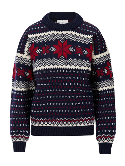 Dale of Norway Women Egersund Women's sweater Navy Off White Red Rose