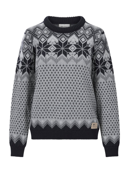 Dale of Norway Women Vilja Women's Sweater Navy Mid Blue Mel. Steel