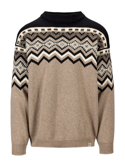 Dale of Norway Men Randaberg Sweater Maculine Brown Black Offwhite