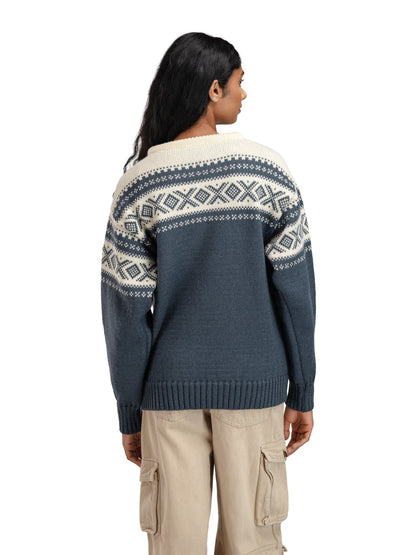 Dale of Norway Men Cortina 1956 Uni Sweater Steel Offwhite
