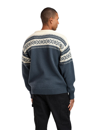 Dale of Norway Men Cortina 1956 Uni Sweater Steel Offwhite