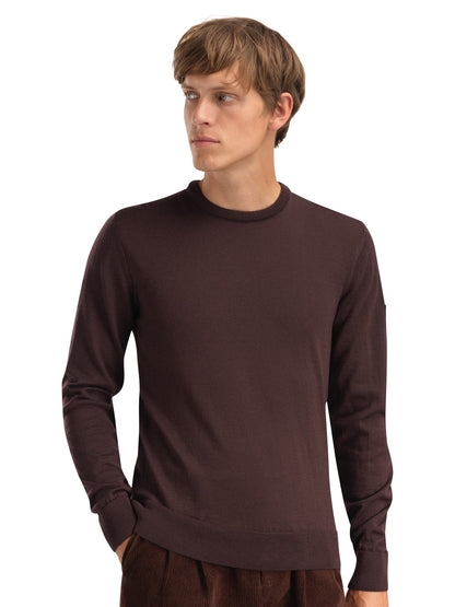 Dale of Norway Men Magnus Masc Sweater Aubergine