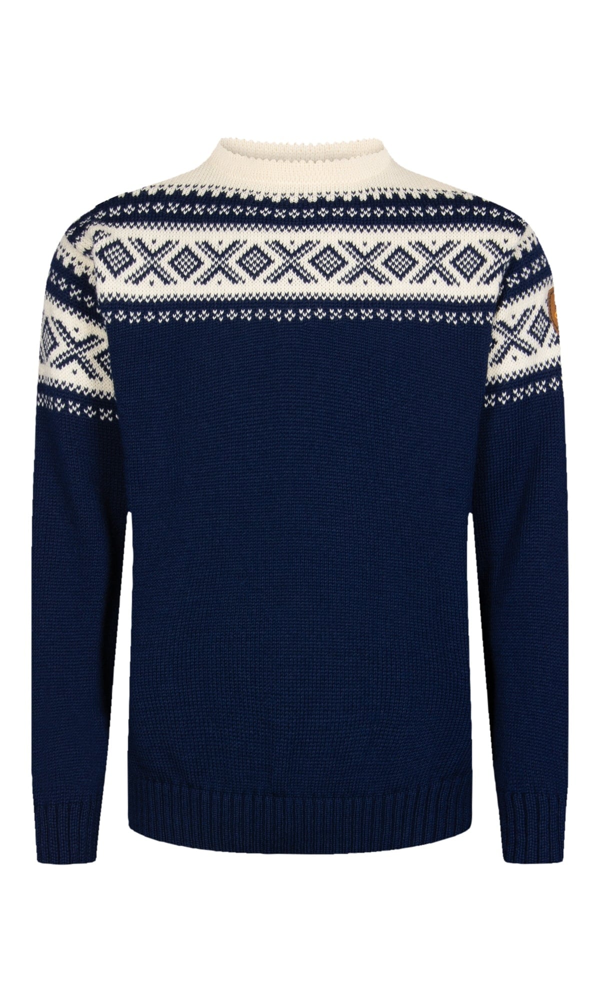 Dale of Norway Men Cortina 1956 Unisex Sweater - Norwegian Wool Navy Off-white