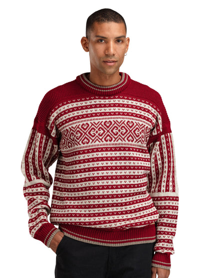 Dale of Norway Men Ramberg Masc  Sweater Redrose Mountainstone Sand mel