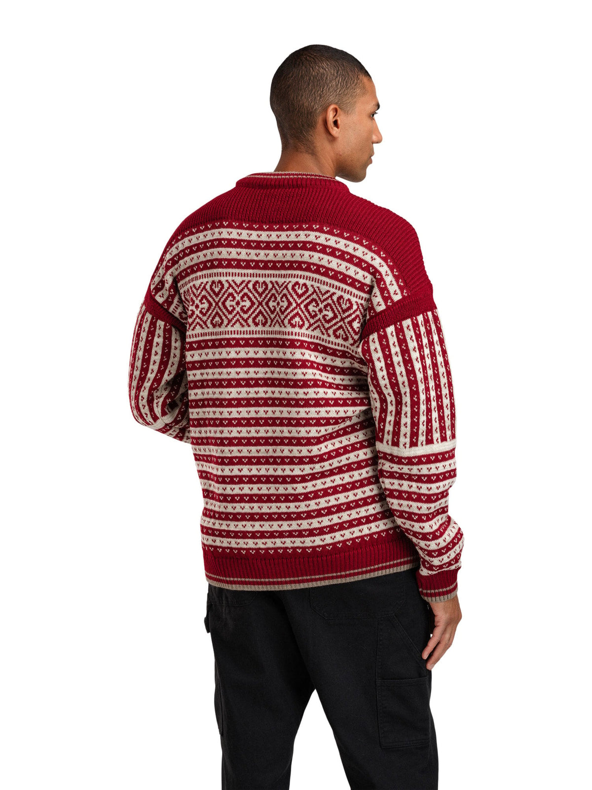 Dale of Norway Men Ramberg Masc  Sweater Redrose Mountainstone Sand mel