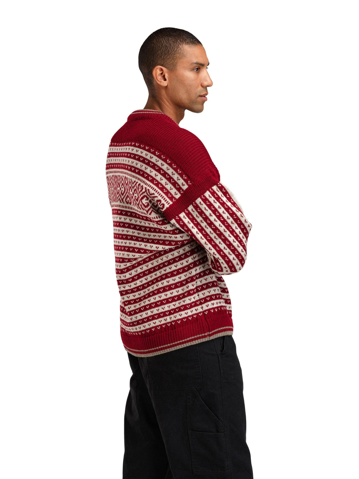 Dale of Norway Men Ramberg Masc  Sweater Redrose Mountainstone Sand mel