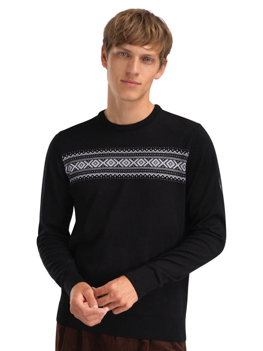 Dale of Norway Men Sverre Masc Sweater Black white grey