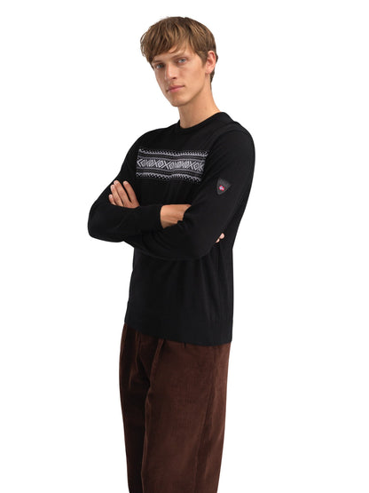 Dale of Norway Men Sverre Masc Sweater Black white grey