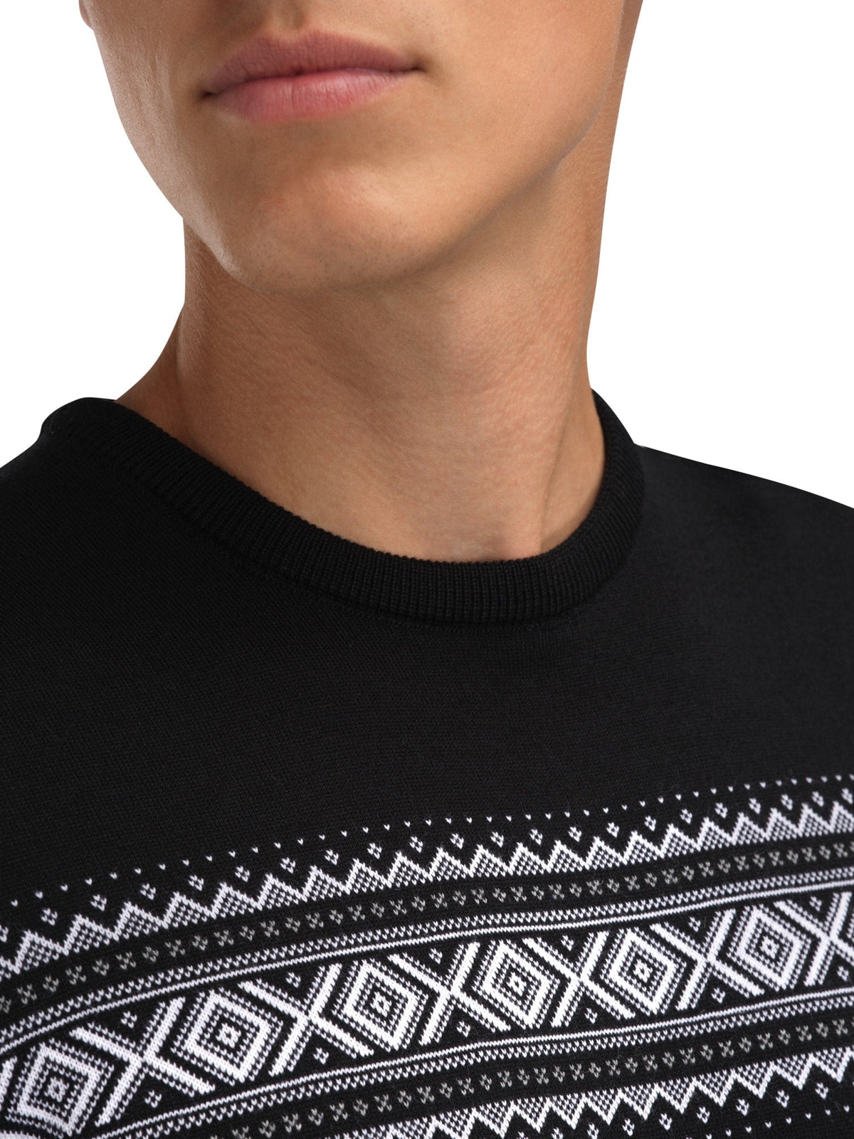 Dale of Norway Men Sverre Masc Sweater Black white grey