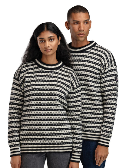 Dale of Norway Men Skipsleia Unisex Sweater Black Offwhite