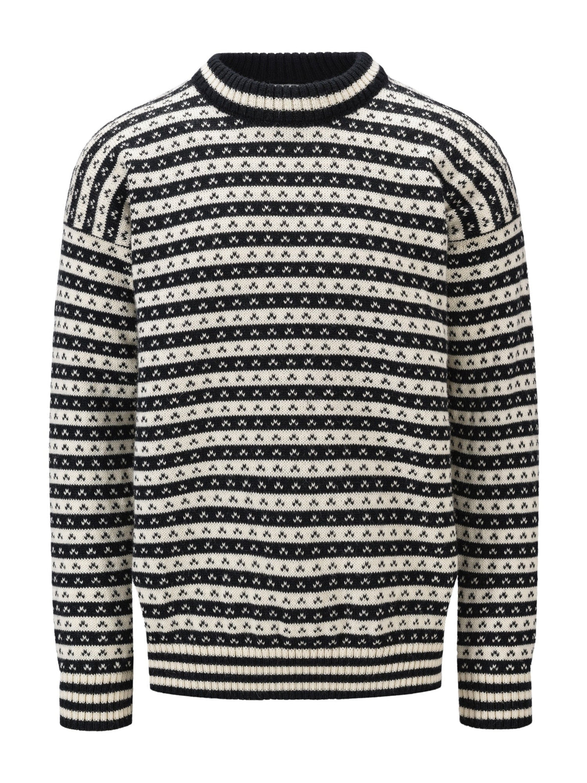 Dale of Norway Men Skipsleia Unisex Sweater Black Offwhite