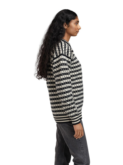 Dale of Norway Men Skipsleia Unisex Sweater Black Offwhite