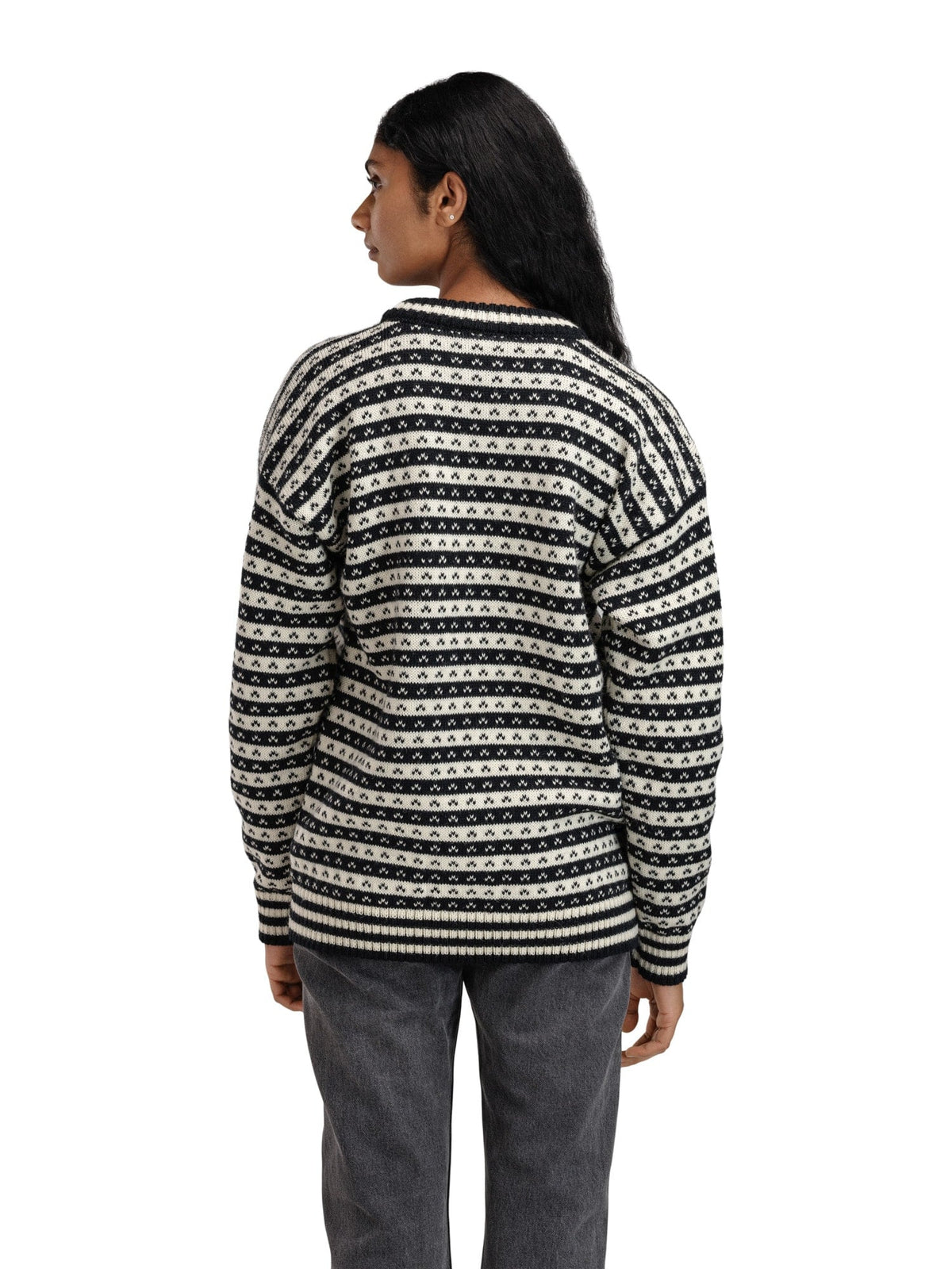 Dale of Norway Men Skipsleia Unisex Sweater Black Offwhite
