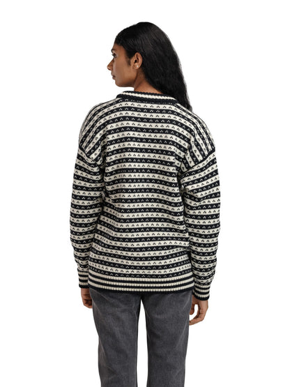 Dale of Norway Men Skipsleia Unisex Sweater Black Offwhite