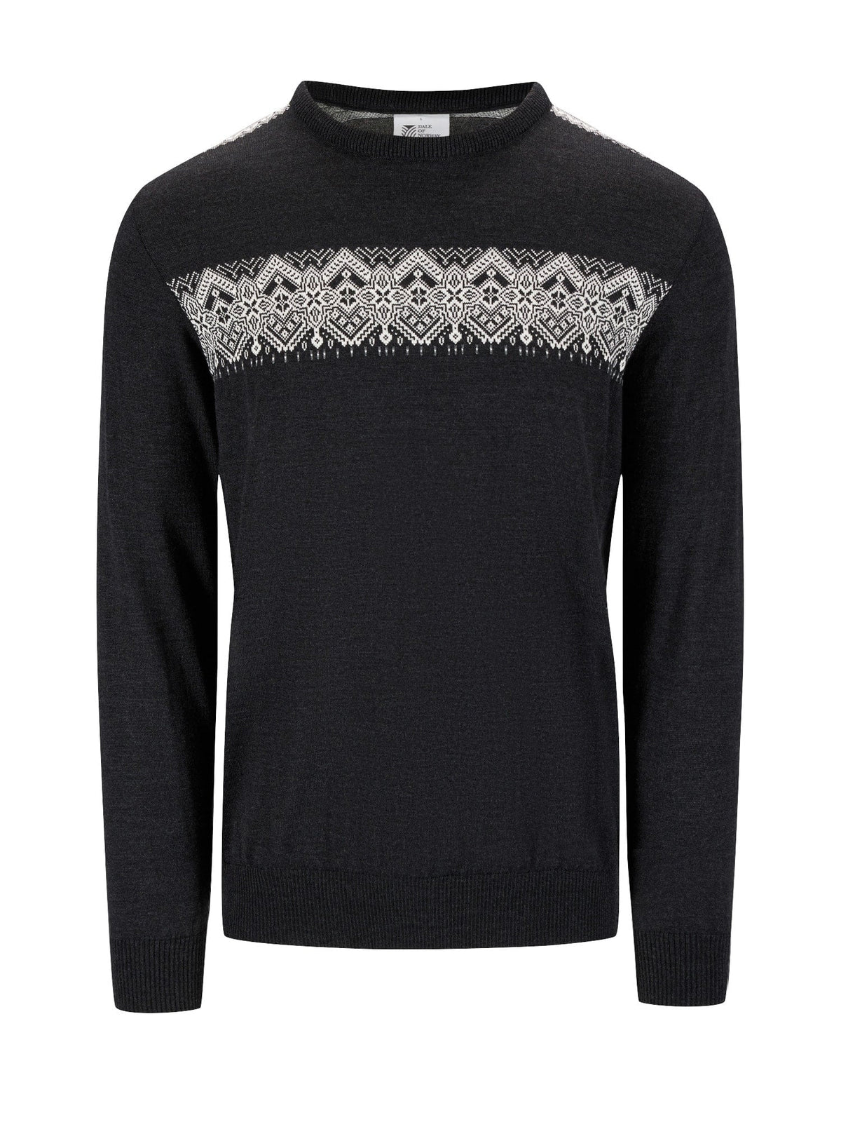 Dale of Norway Men Stenberg Masculine Sweater Dark Charcoal Offwhite