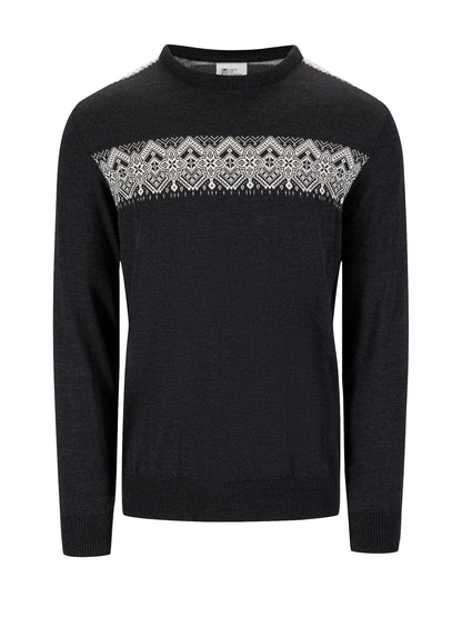 Dale of Norway Men Stenberg Masculine Sweater Dark Charcoal Offwhite