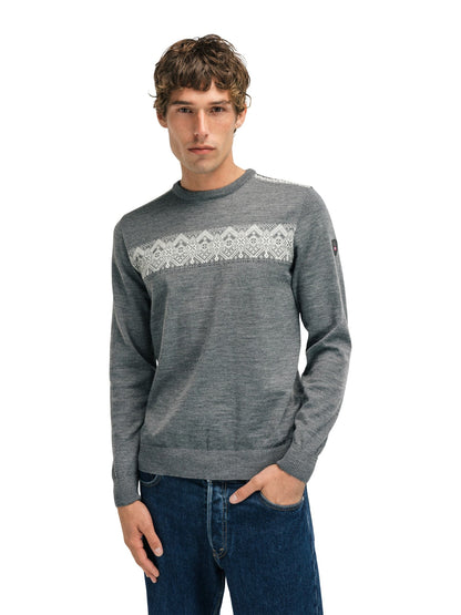 Dale of Norway Men Stenberg Masculine Sweater Smoke Offwhite Charcoal
