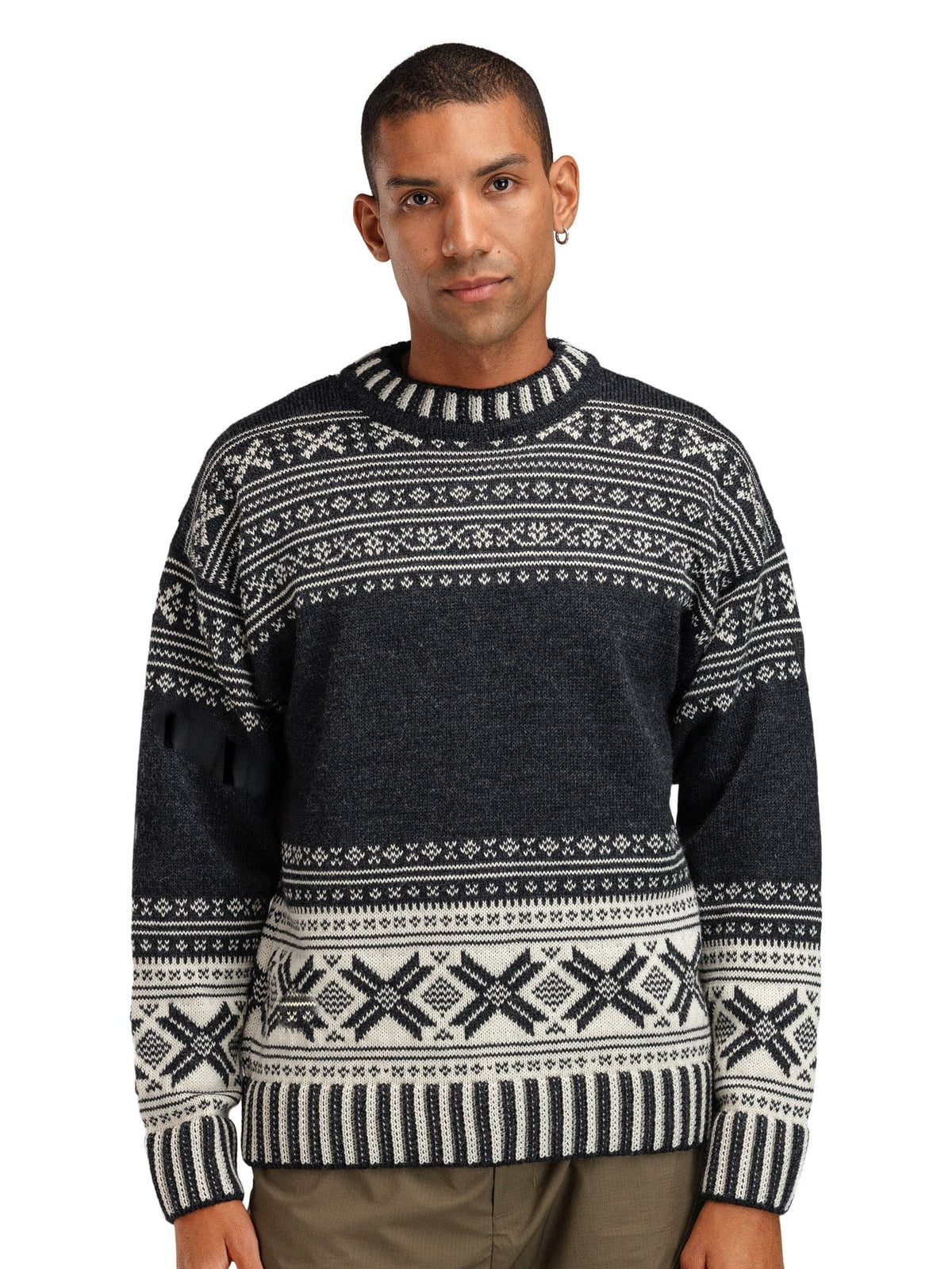 Dale of Norway Men Torridal Masc Sweater Darkcharcoal Offwhite