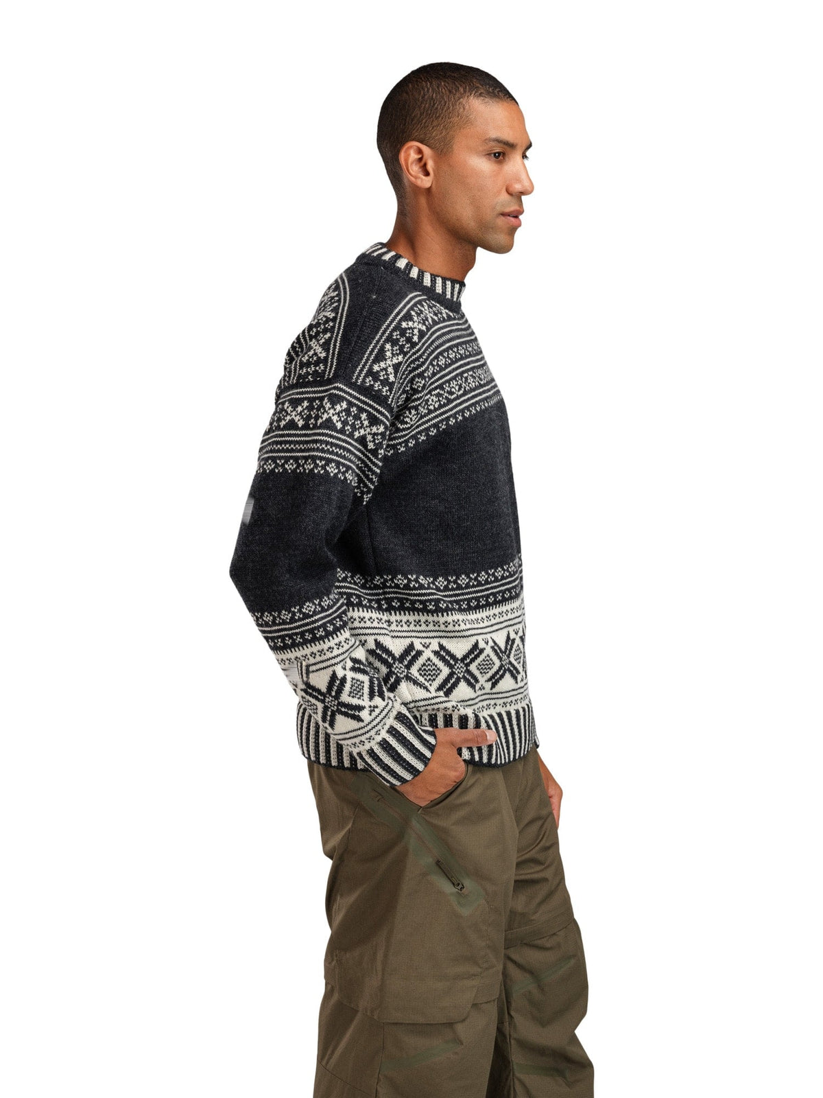 Dale of Norway Men Torridal Masc Sweater Darkcharcoal Offwhite