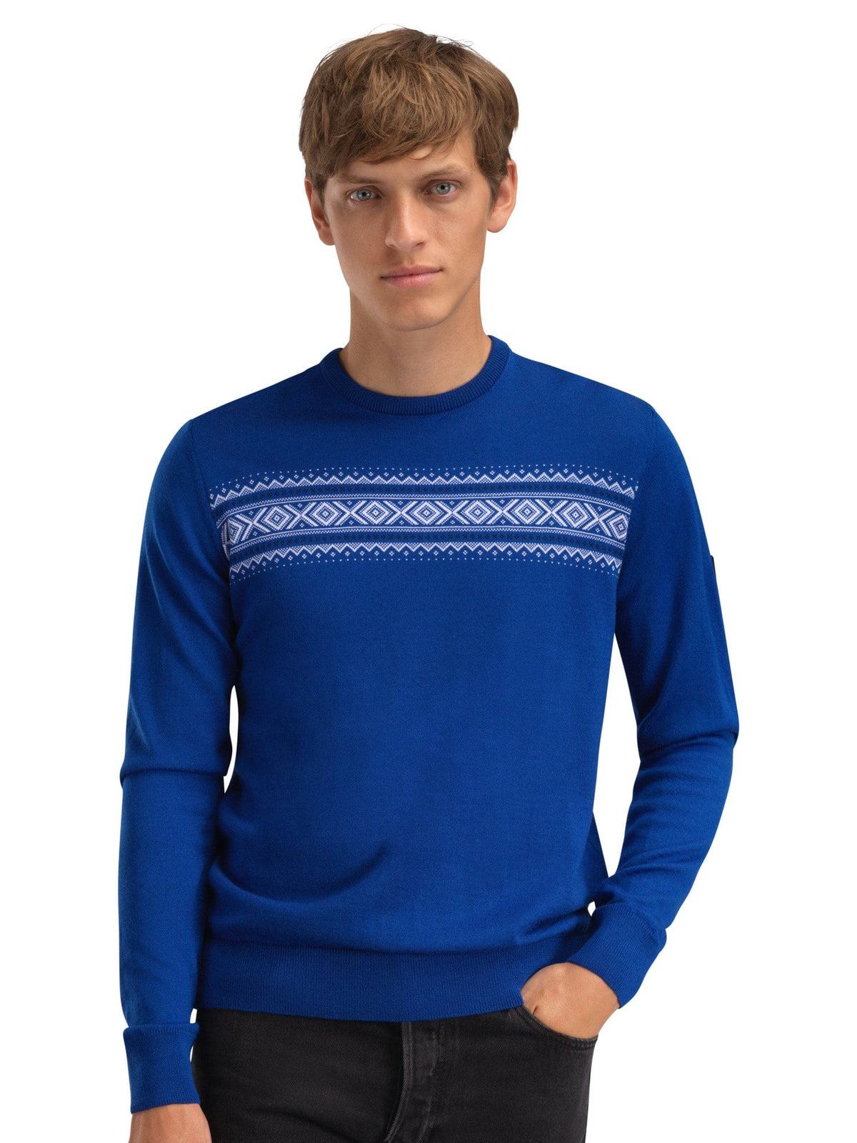 Dale of Norway Men Sverre Masc Sweater Ultramarine white navy