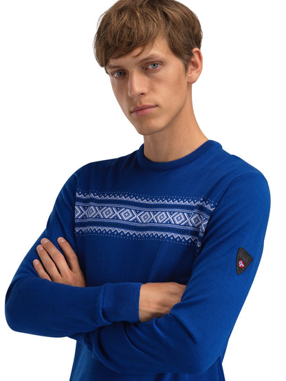 Dale of Norway Men Sverre Masc Sweater Ultramarine white navy