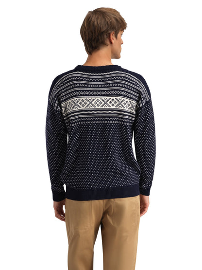 Dale of Norway Men Valløy masculine sweater Navy Offwhite