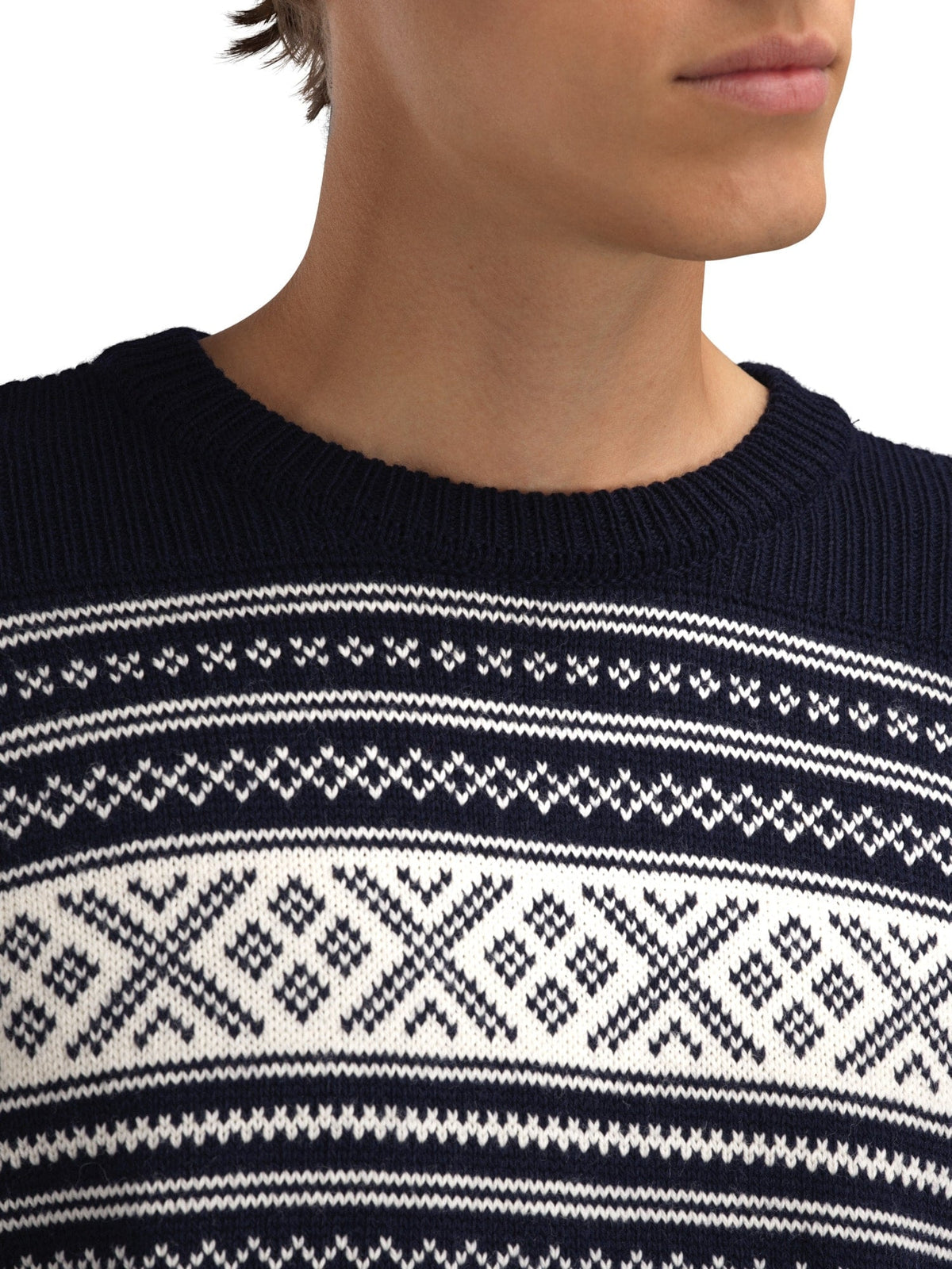 Dale of Norway Men Valløy masculine sweater Navy Offwhite