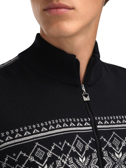 Dale of Norway Men Liaset Men's Sweater Black Offwhite