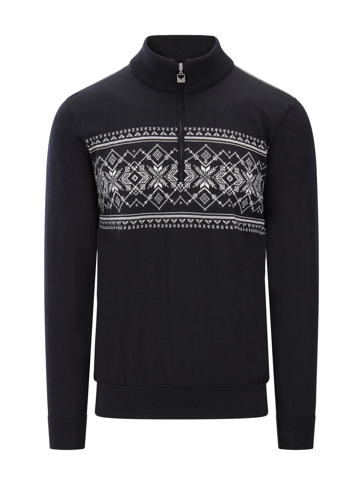 Dale of Norway Men Liaset Men's Sweater Black Offwhite