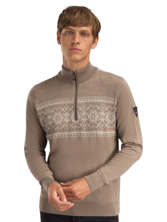 Dale of Norway Men Liaset Men's Sweater Mountainstone Off White