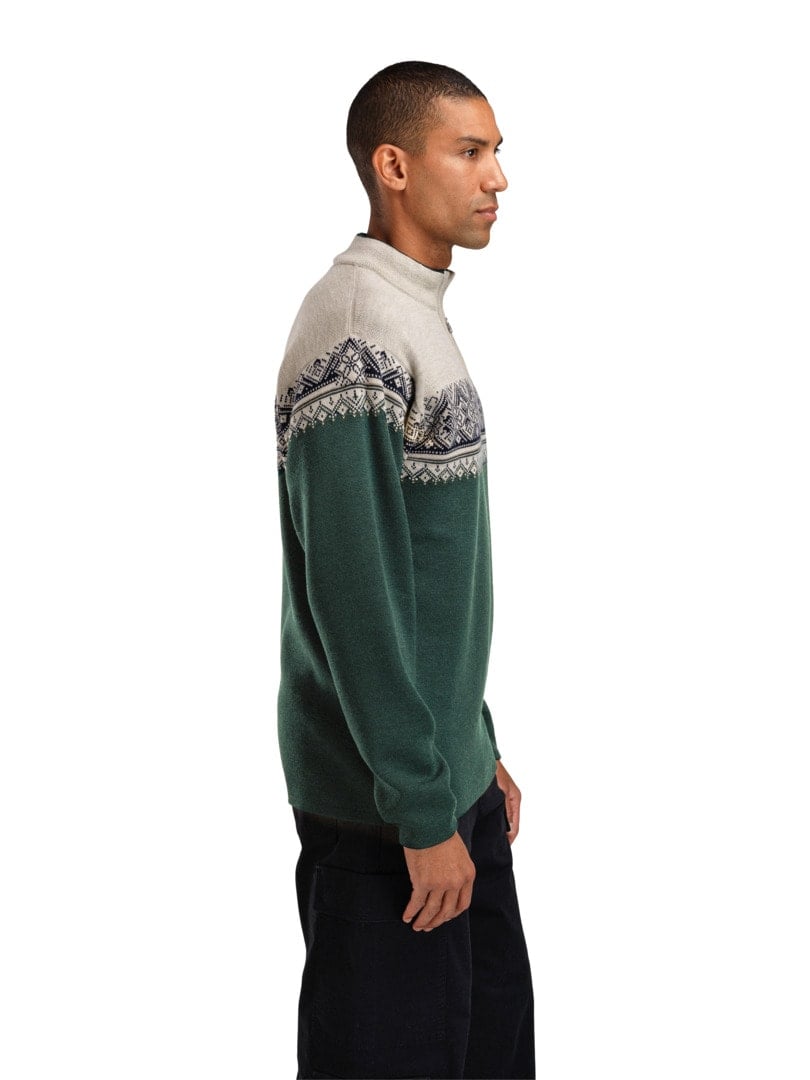 Dale of Norway Men Moritz Masc Sweater Pinegreen Navy OffWhitew