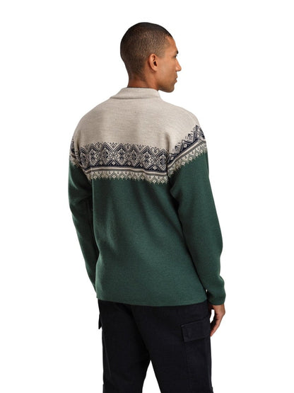 Dale of Norway Men Moritz Masc Sweater Pinegreen Navy OffWhitew