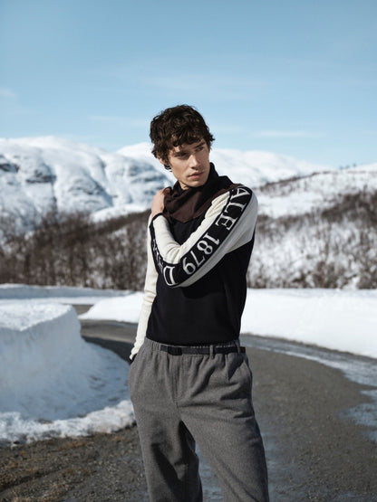 Dale of Norway Men Skarstind 1879 Masc Sweater Black Offwhite