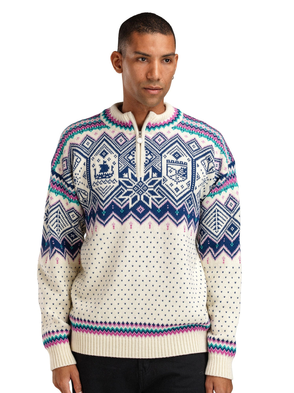 Dale of Norway Men VM Trondheim Masc. Sweater White
