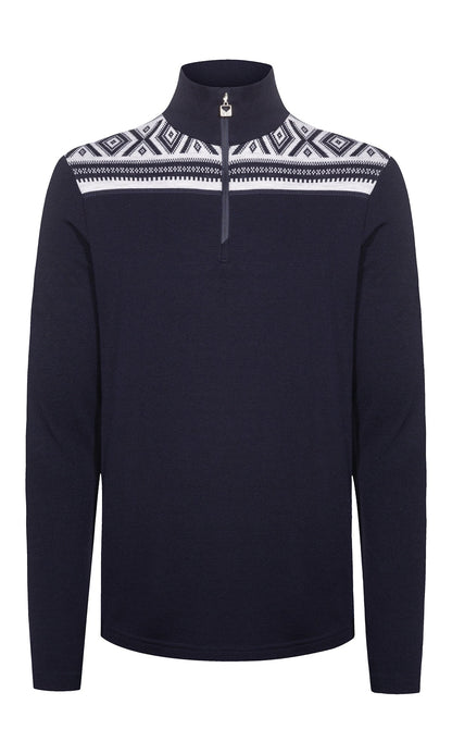 Dale of Norway Men Cortina Basic Men’s Sweater - Superfine Merino NAVY OFFWHITE