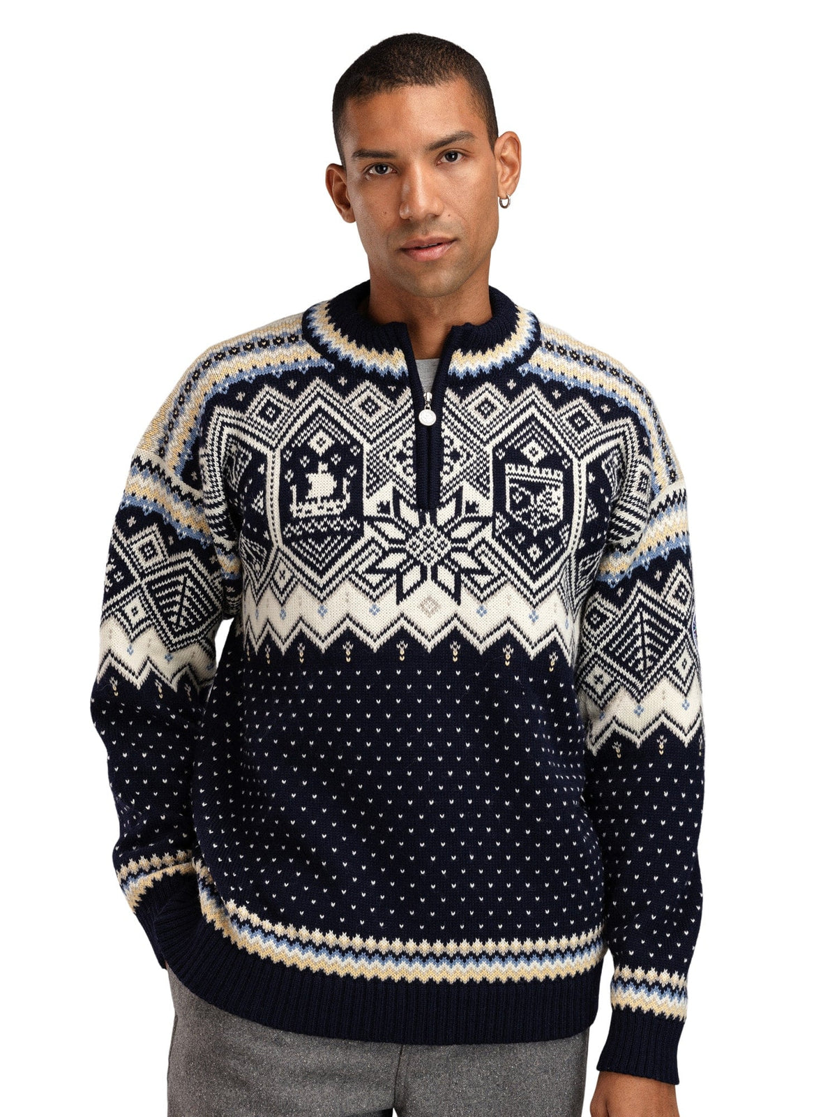 Dale of Norway Men VM Trondheim Masc. Sweater Blue