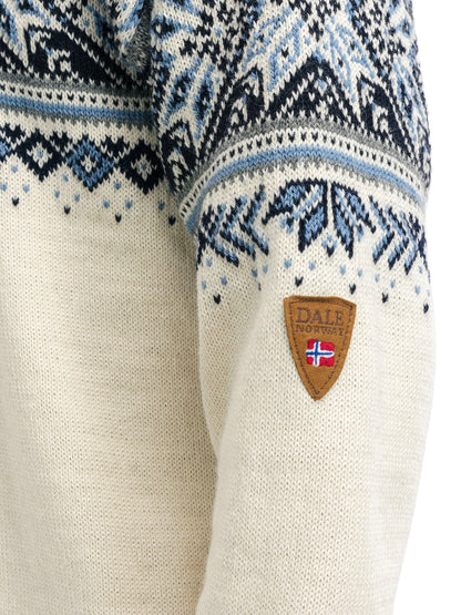 Dale of Norway Men Vail Masc Sweater Offwhite Smoke Midnightnavy