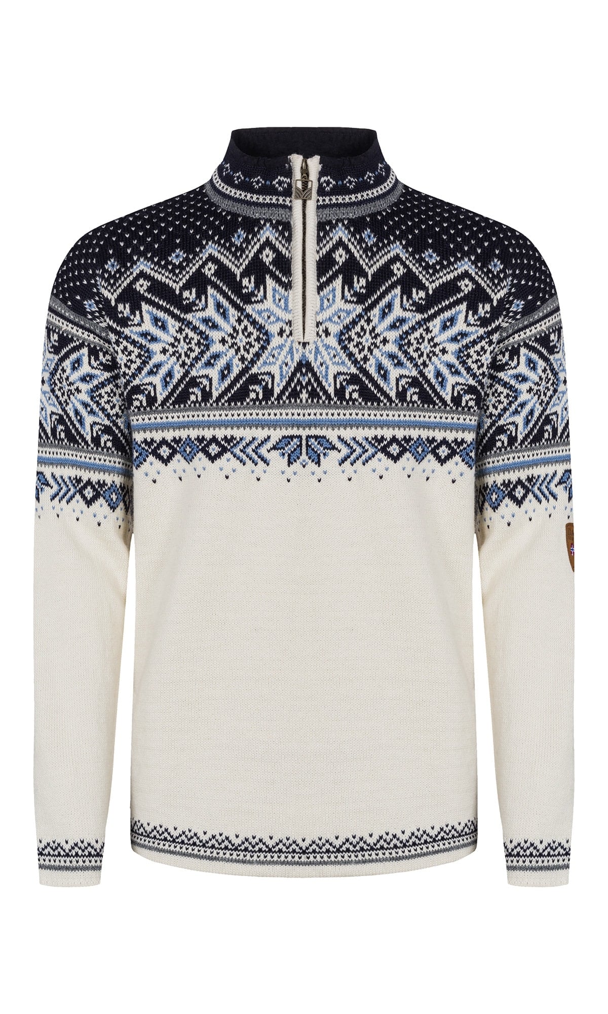 Dale of Norway Men Vail Masc Sweater Offwhite Smoke Midnightnavy