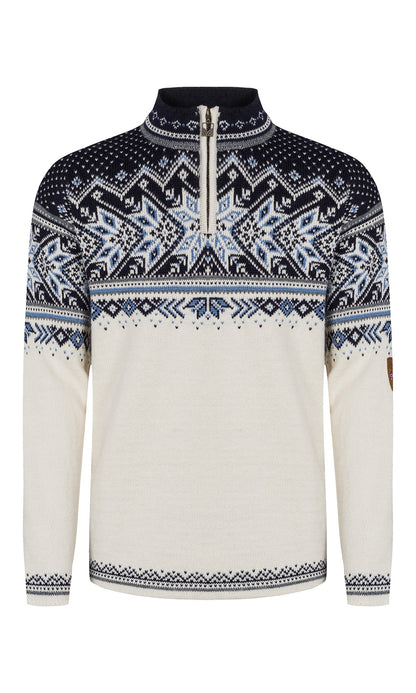 Dale of Norway Men Vail Masc Sweater Offwhite Smoke Midnightnavy
