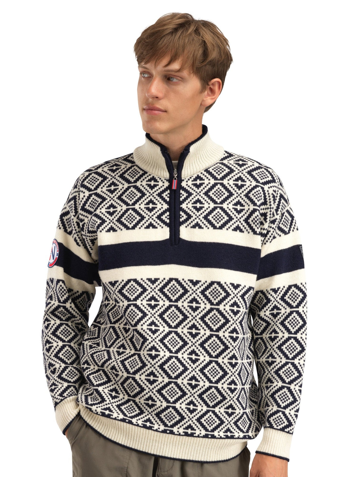 Dale of Norway Men Team Norway Cortina Masc Sweater Navy Offwhite