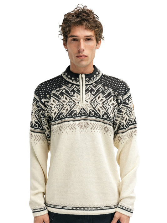 Dale of Norway Men Vail Masc Sweater Offwhite Coffee Sandstone
