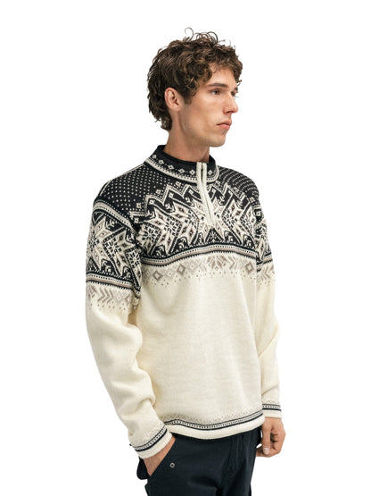 Dale of Norway Men Vail Masc Sweater Offwhite Coffee Sandstone