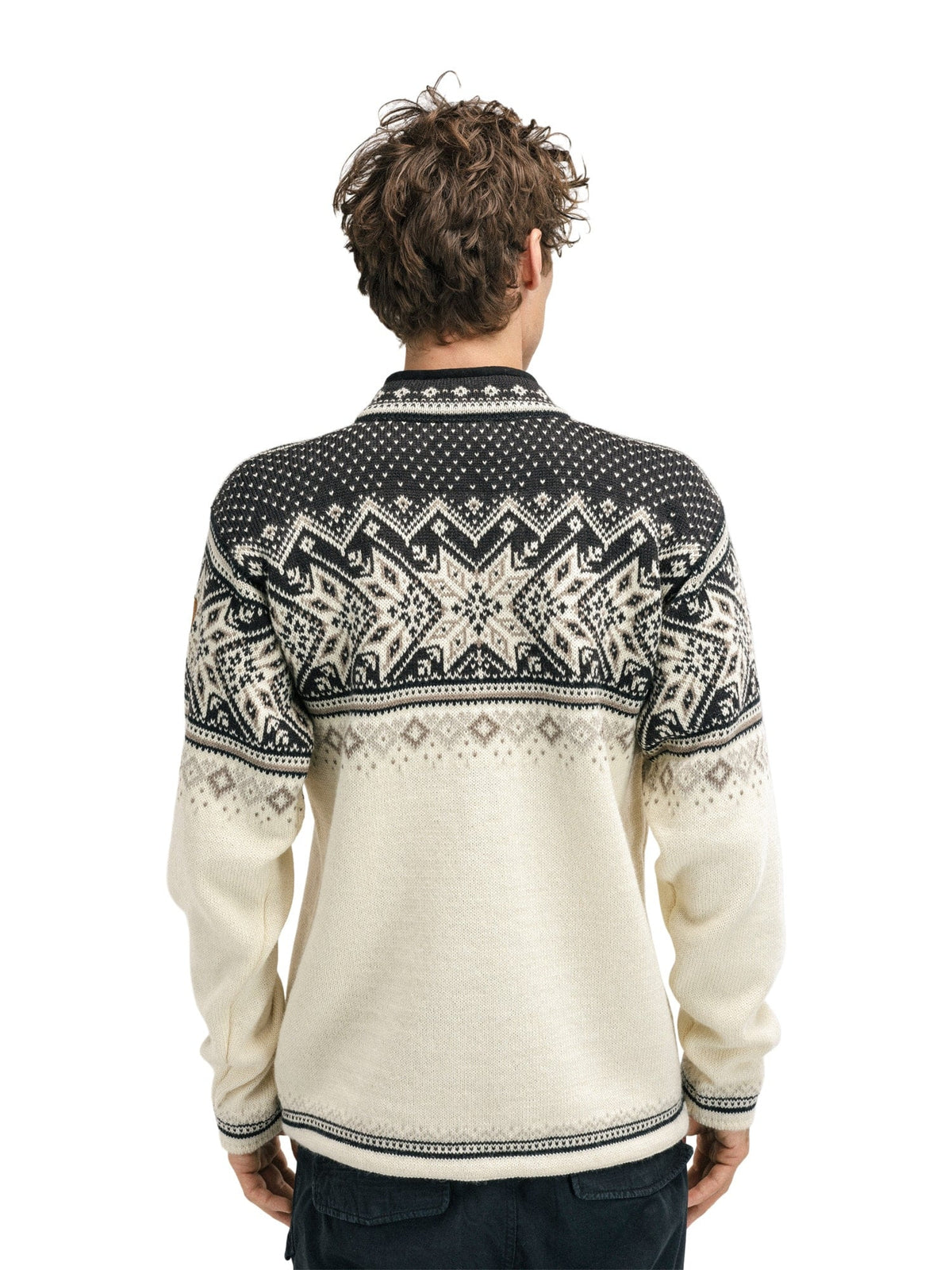 Dale of Norway Men Vail Masc Sweater Offwhite Coffee Sandstone