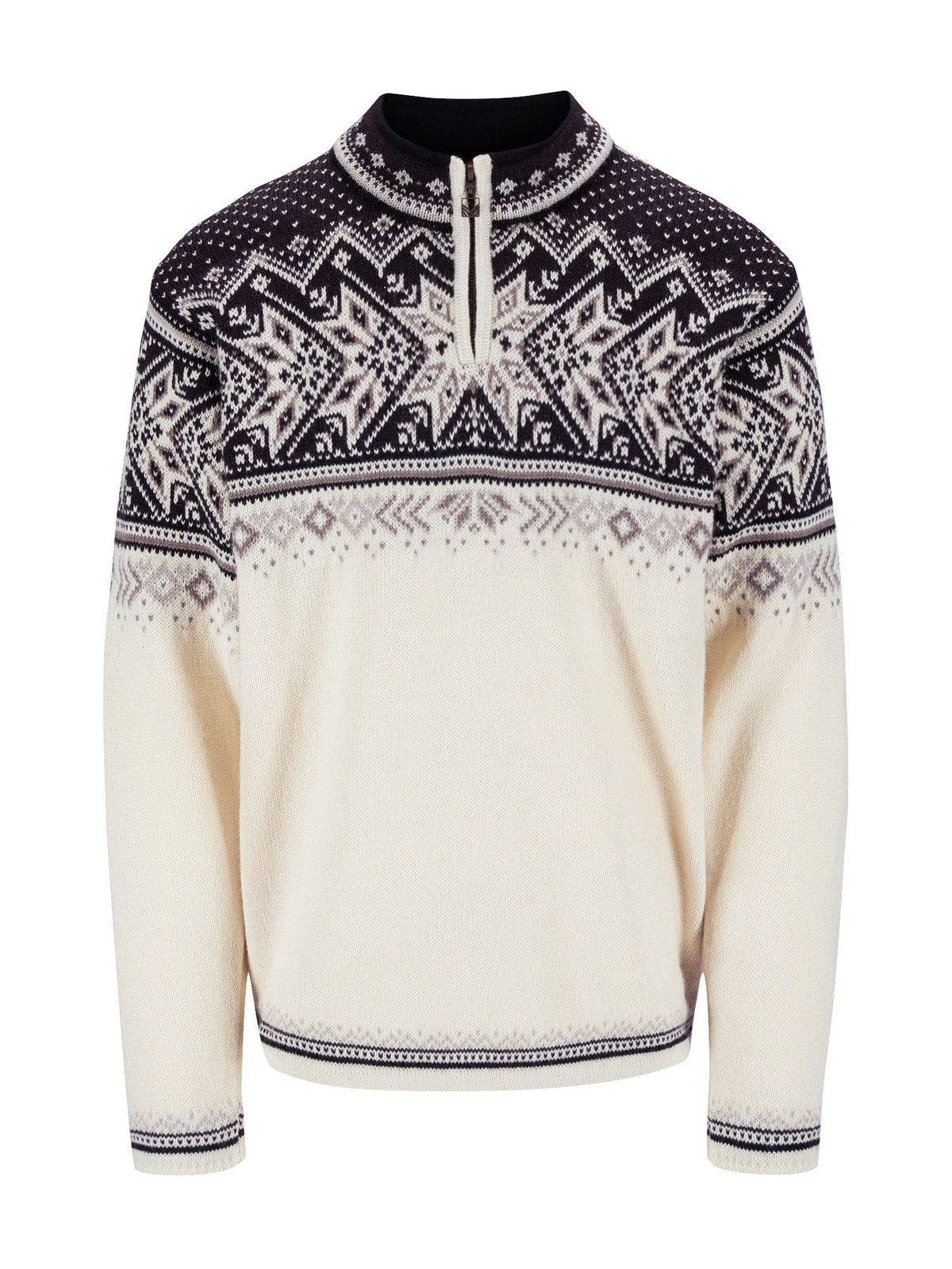 Dale of Norway Men Vail Masc Sweater Offwhite Coffee Sandstone