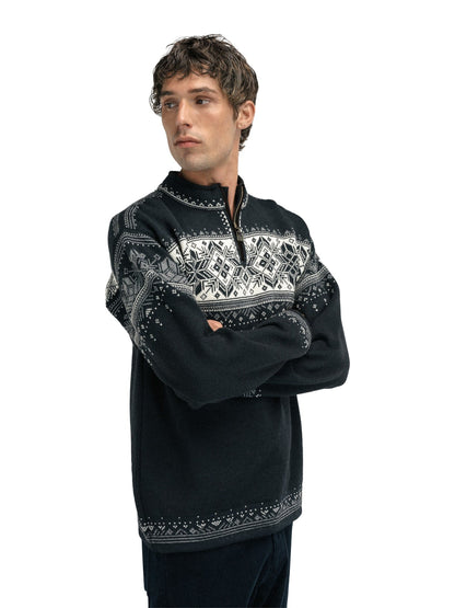 Dale of Norway Men Blyfjell Sweater Black smoke Offwhite Lgtcharco