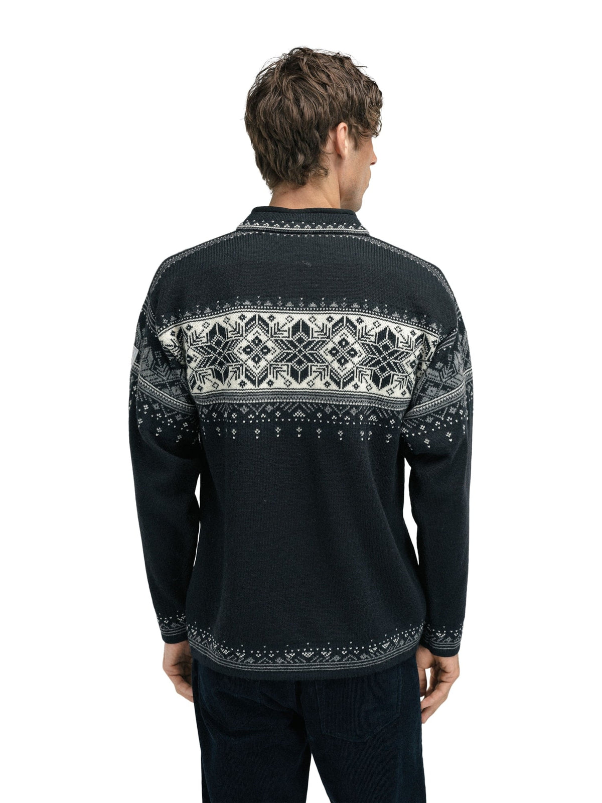 Dale of Norway Men Blyfjell Sweater Black smoke Offwhite Lgtcharco